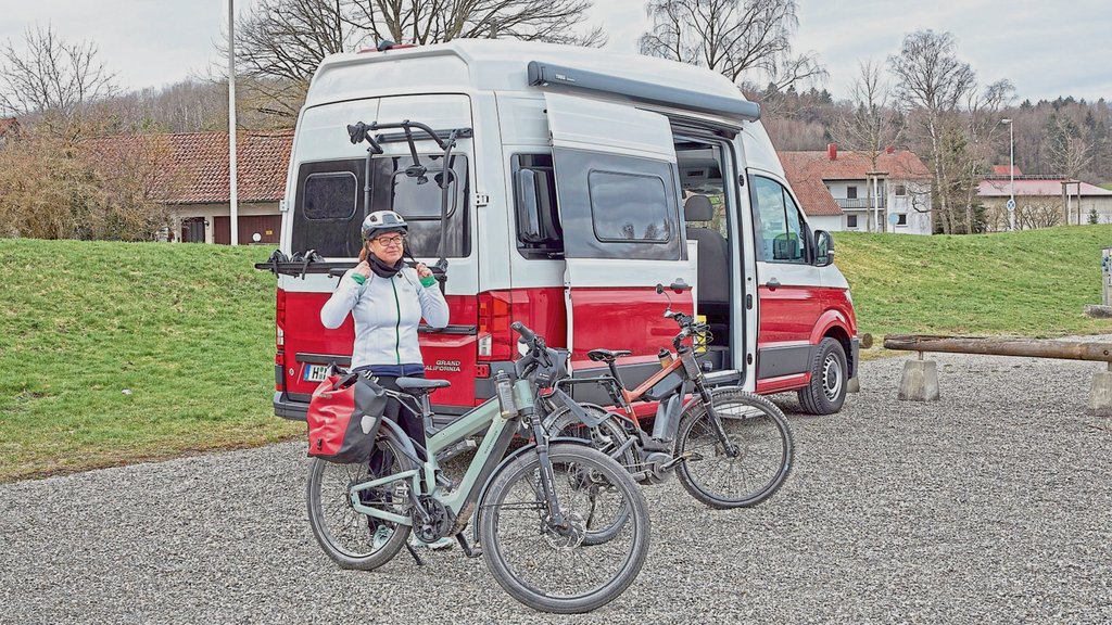 Säker transport av e-bikes för campers